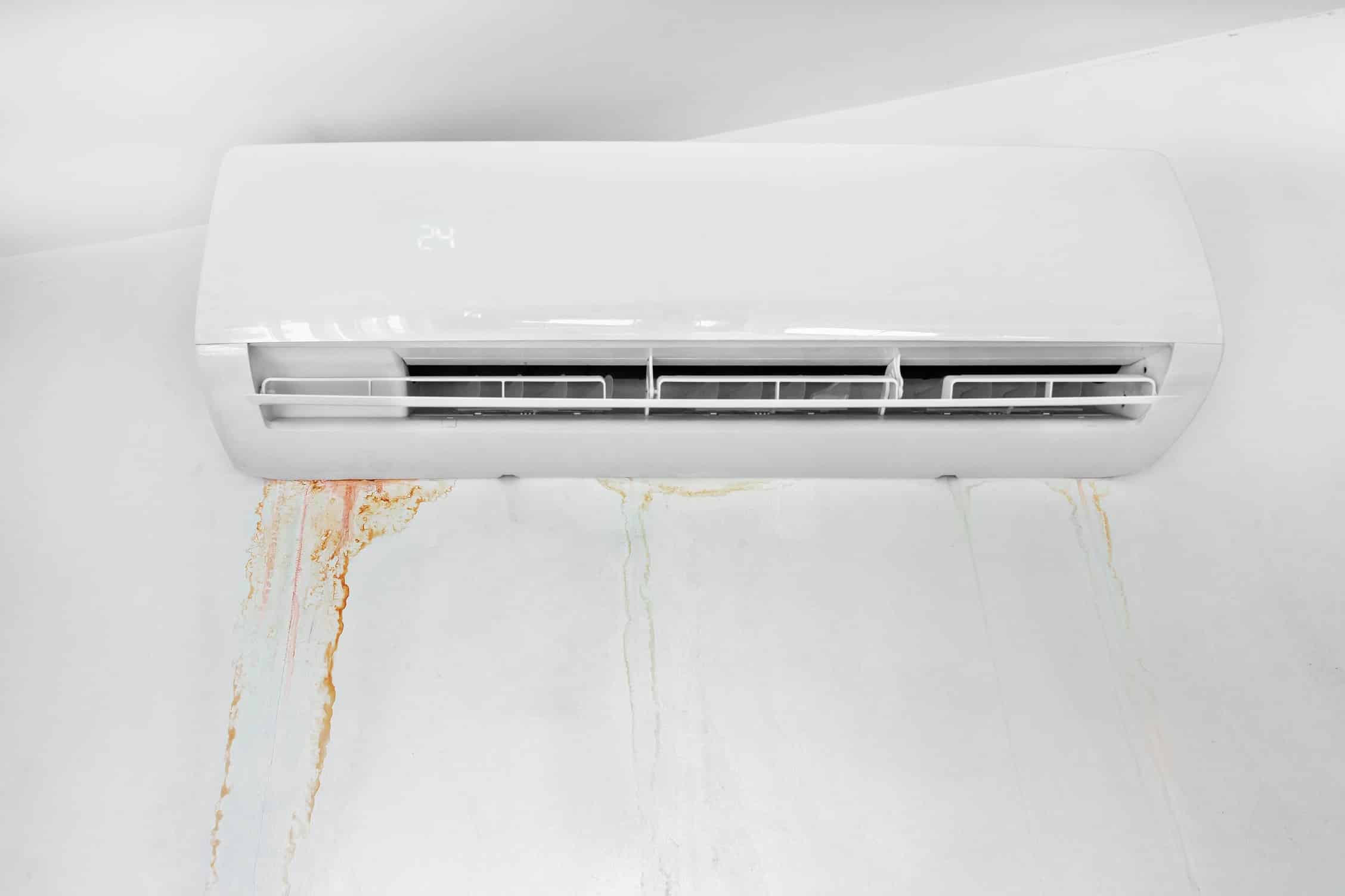 water dripping from hvac