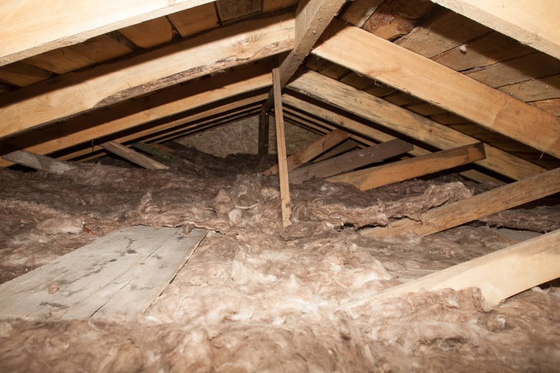 Attic of home