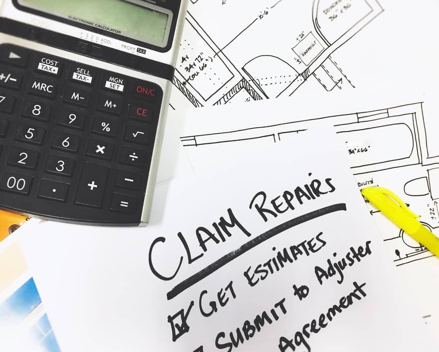 File Insurance claims for HVAC. 