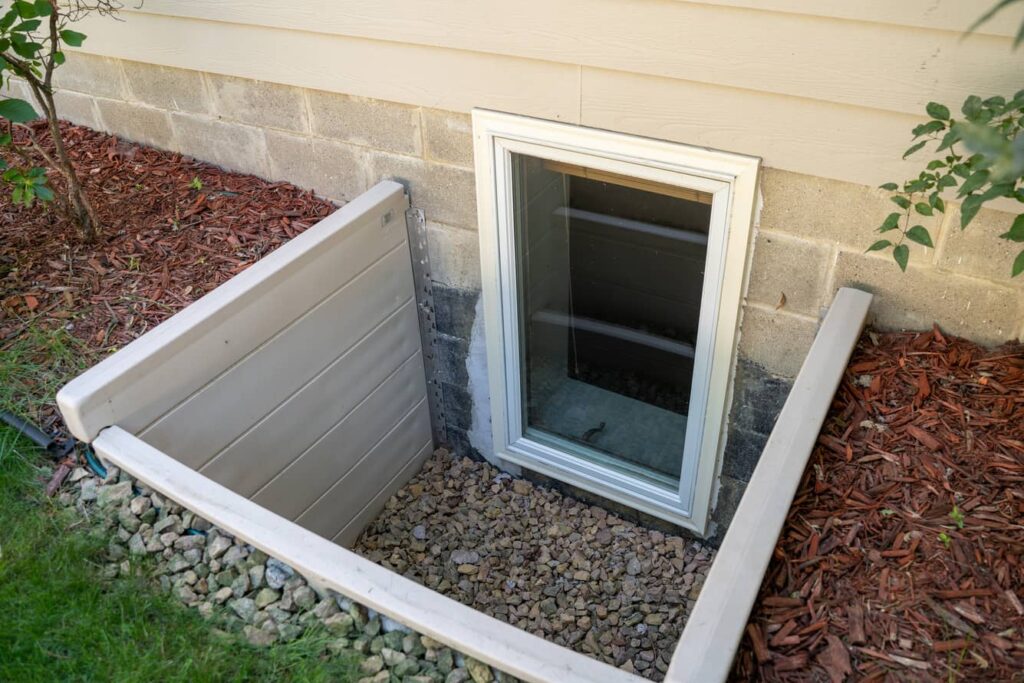 Adding an egress window as your basement window allows you to safely leave. 