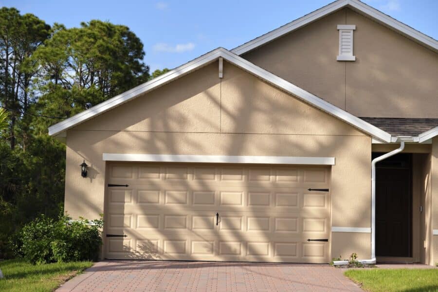 insulating a garage door