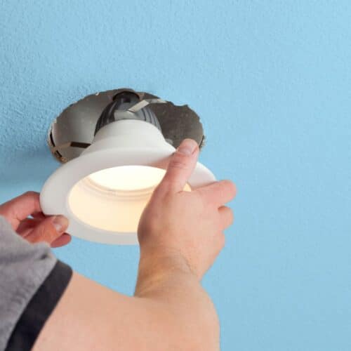 How to Remove a Stuck Ceiling Light Cover With No Screws